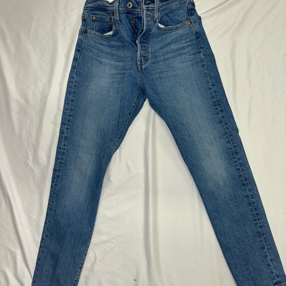 Levi’s 501 button fly tapered jeans